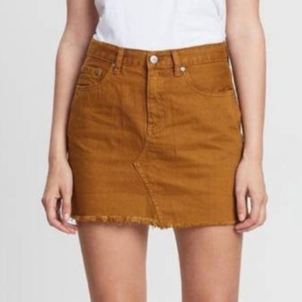 NWT Neon Blonde Tease Denim Skirt